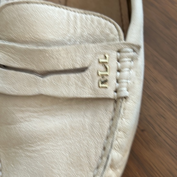 Lauren Women's Cream Loafers - Picture 5 of 5
